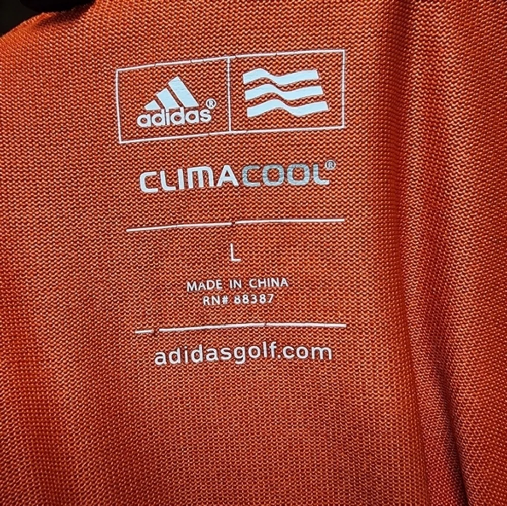 Adidas Polo‎ Shirt Mens Large Climacool Golf Rose Red